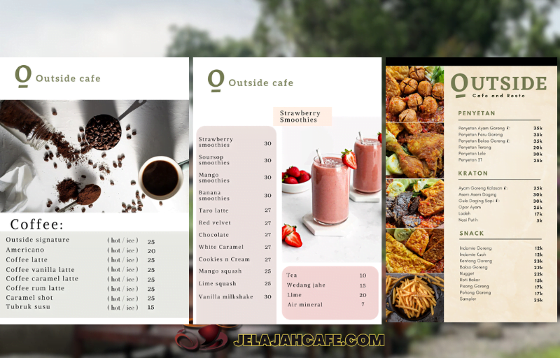 Outside Cafe Trawas