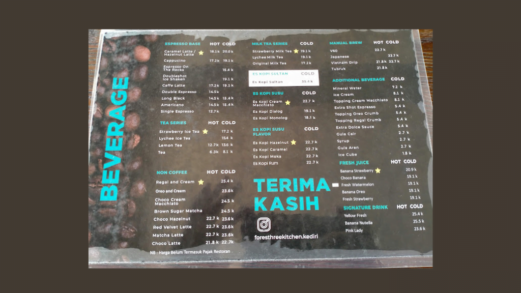 Foresthree Coffee Kediri