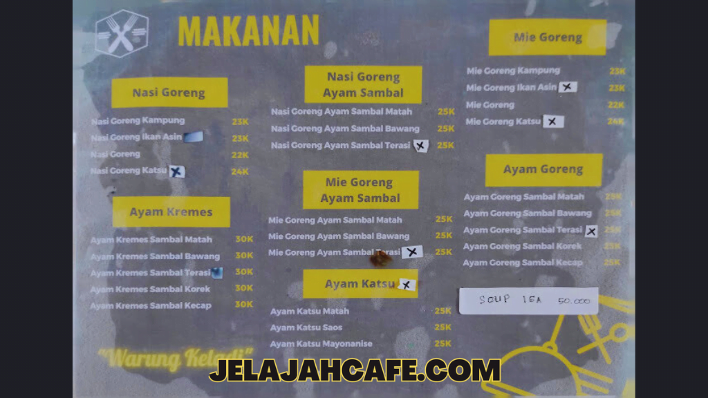 Harga dan Menu DBagong Coffee and Kitchen