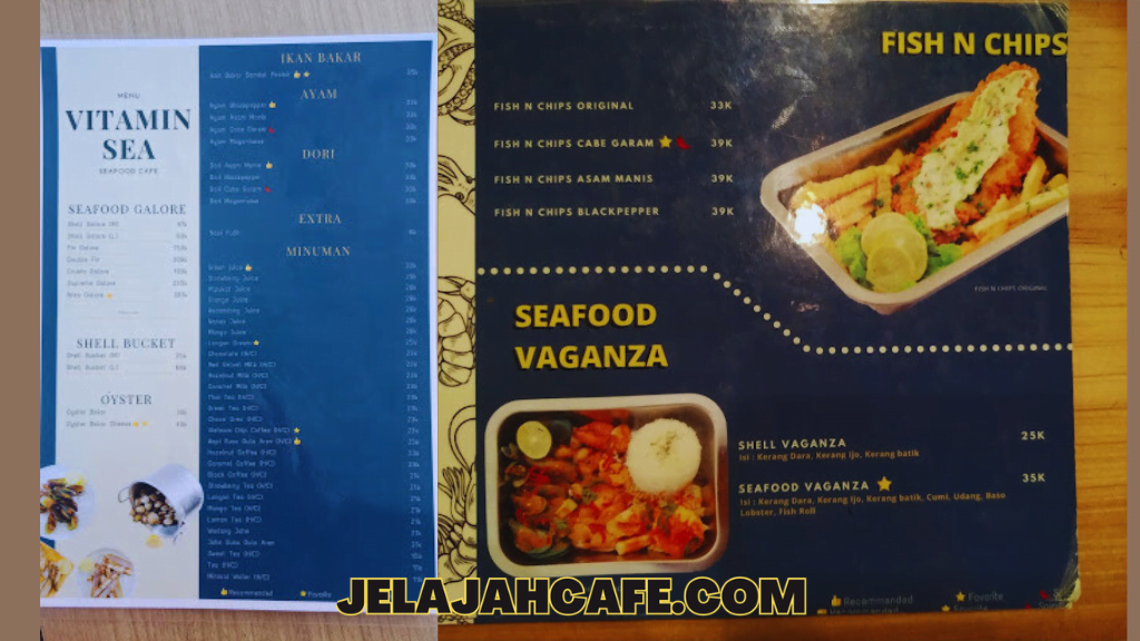 Harga dan Menu Vitamin Sea