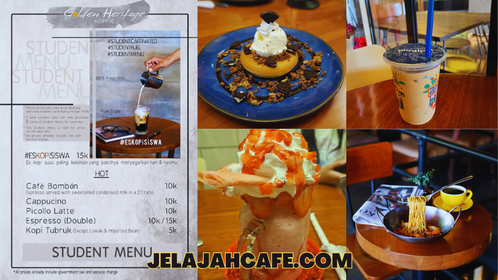 Harga dan Menu GOLDEN HERITAGE KOFFIE