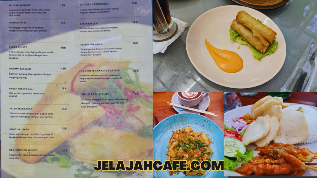 Harga dan Menu Pinete Bistro