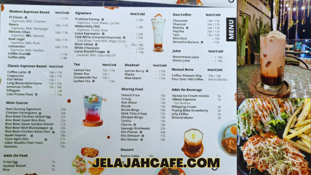 Harga dan Menu Glory Coffeenery