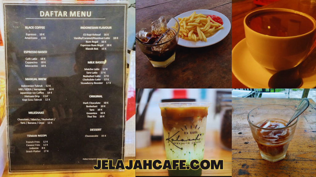 Harga dan Menu Kopi Kolosal