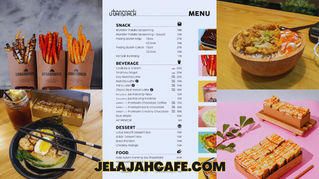 Harga dan Menu Urbansnack