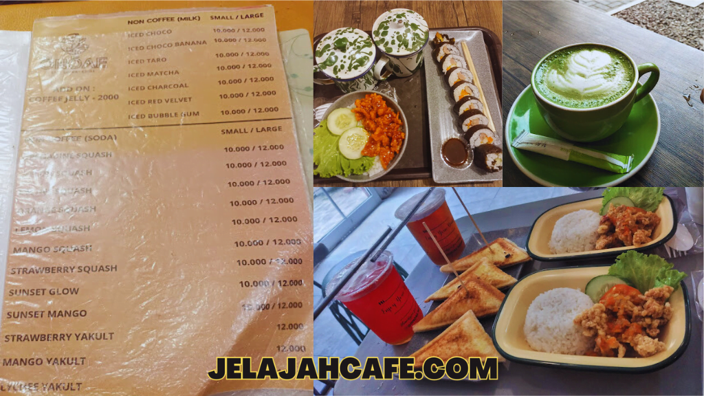 Harga dan Menu Cafe ONOAE Ngawi