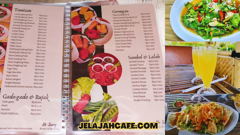 Harga dan Menu De Saung
