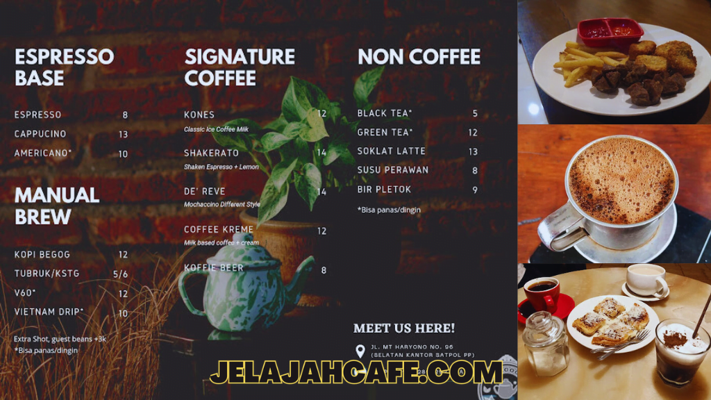 Harga dan Menu Kopi Begog Van De Kub