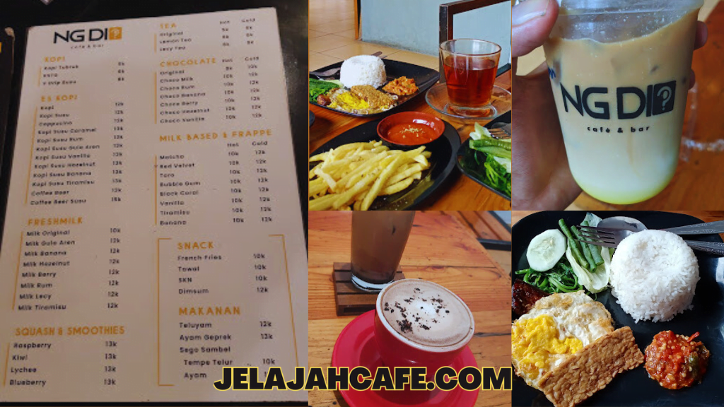 Harga dan Menu NG DI Cafe and Bar