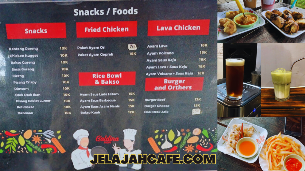 Harga dan Menu Galdina Kopi Purbayasa
