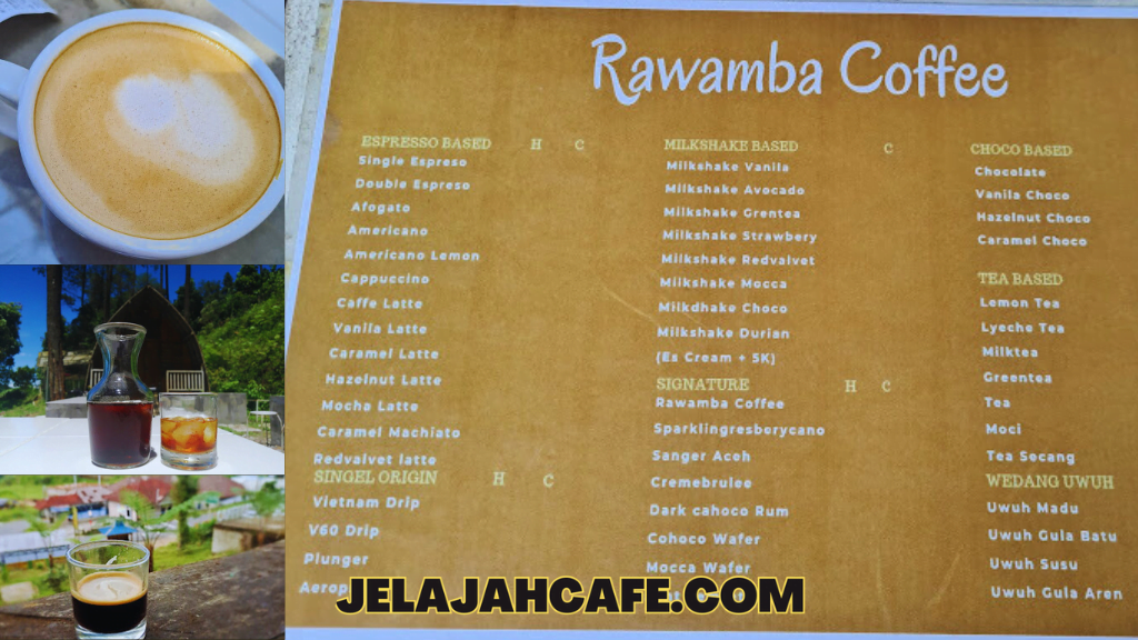 Harga dan Menu Rawamba Cafe