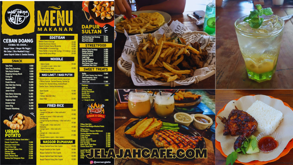 Harga dan Menu Waroeng Latte Madiun