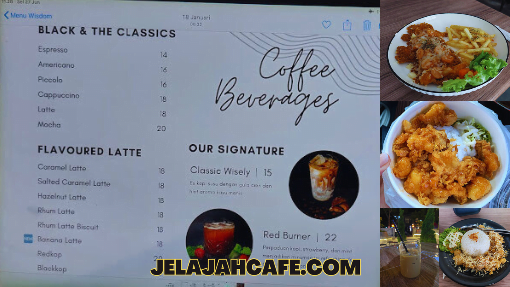 Harga dan Menu WISDOM Coffee dan Roastery