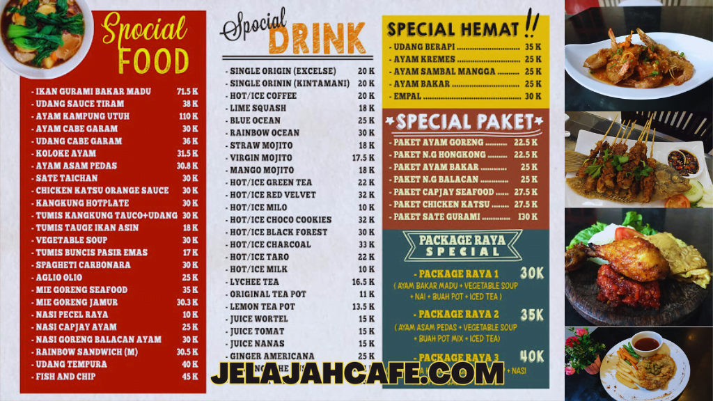 Harga dan Menu Raya Cafe and Resto Madiun