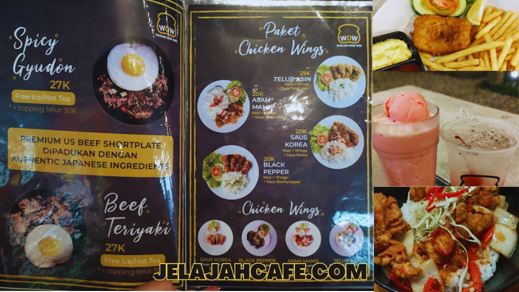 Harga dan Menu Warunk WOW KWB Madiun