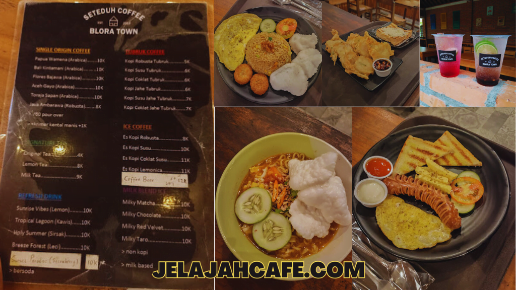 Harga dan Menu Seteduh Coffee