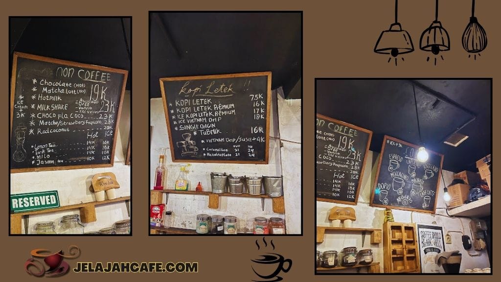 Harga Menu di Kopi Letek