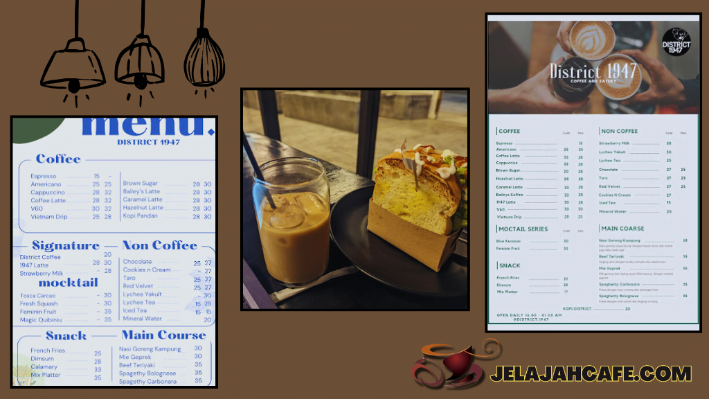 Harga di DISTRICT 1947 CAFE ROOFTOP