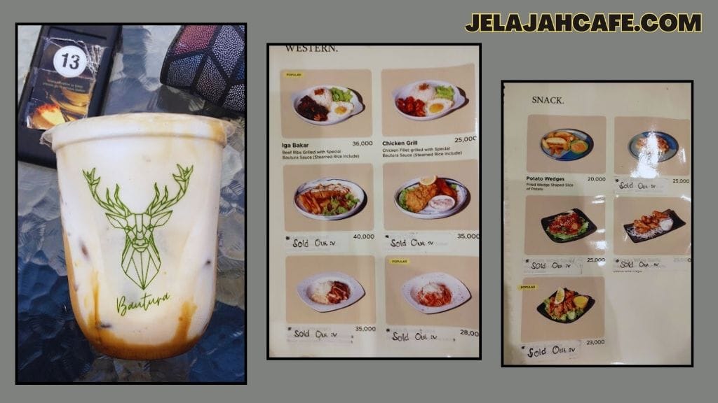 Harga Menu di Bautura Cafe