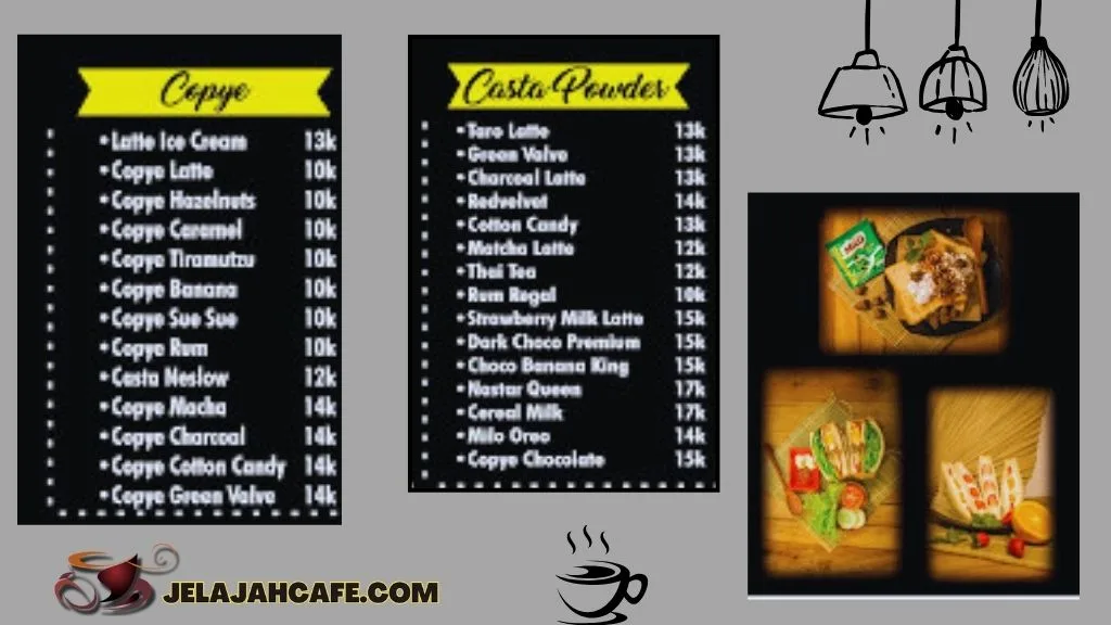 Harga Menu di Casta Copye