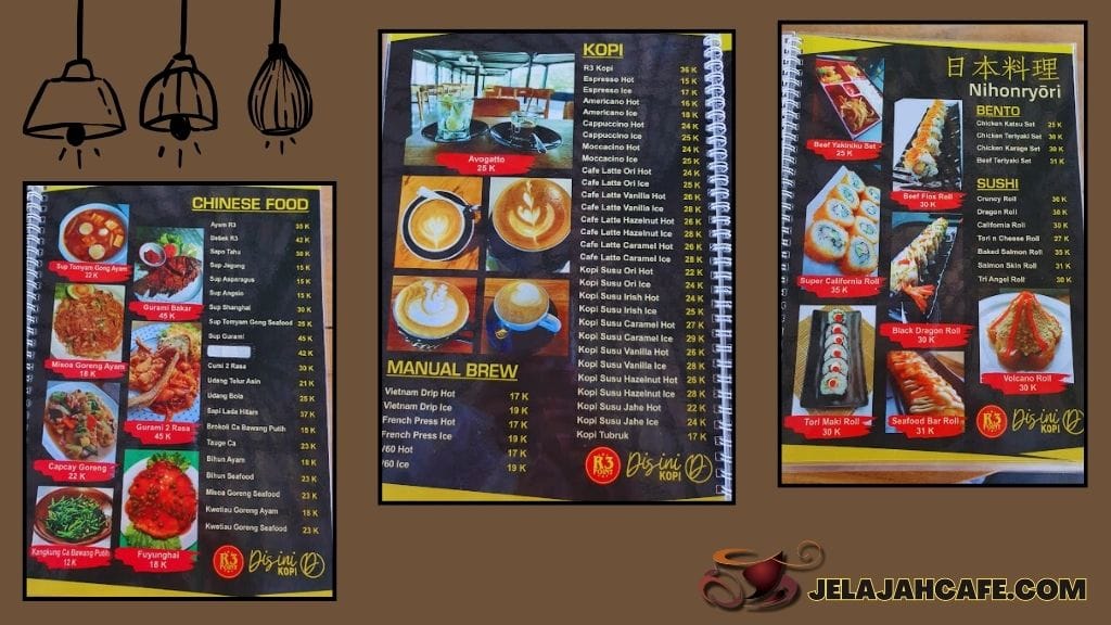Harga Menu di Disini Kopi