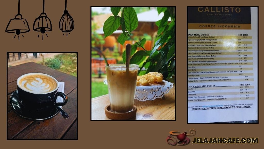 Harga Menu di Callisto Cafe