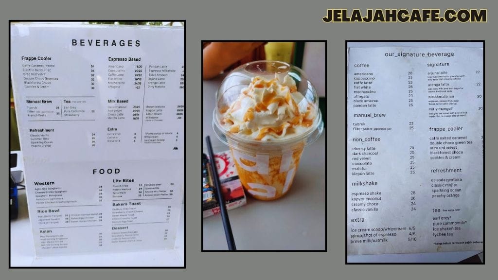 Harga Menu Minuman