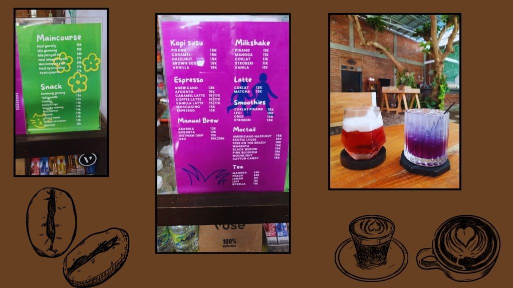 Harga Menu di Cafe Tridaruu