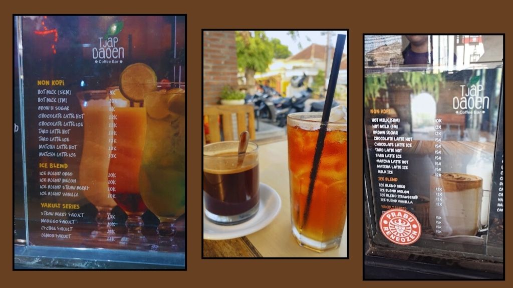 Harga Menu di Cafe Tjap Daoen